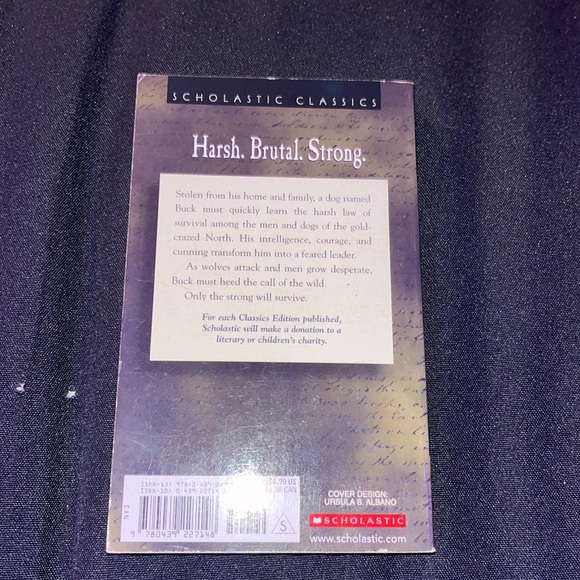 Scholastic Classic Call of The Wild Book - Picture 2 of 4